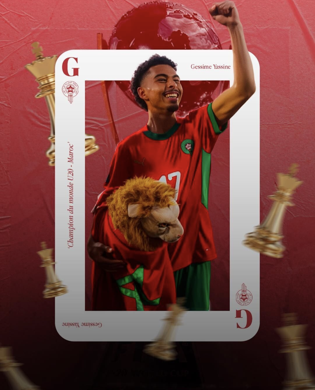 GESSIME YASSINE WINS WORLD CUP WITH MORROCOO