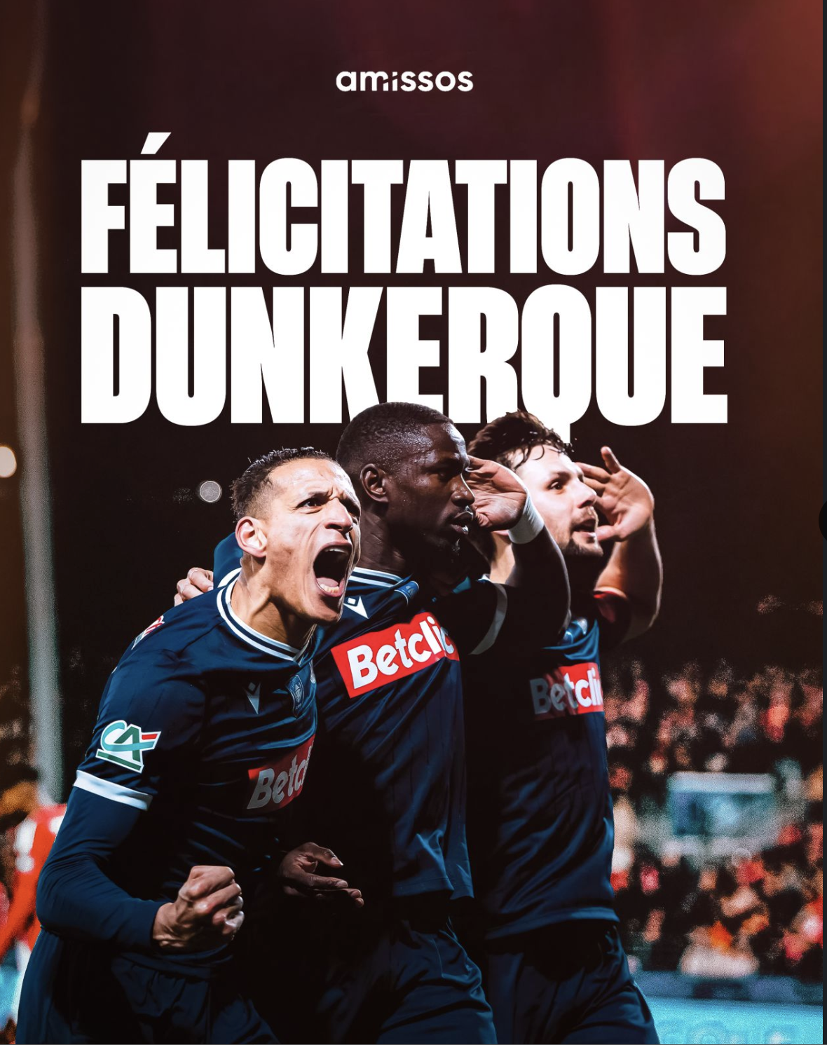 USL DUNKERQUE REACHES THE SEMIFINALS IN THE FRENCH CUP